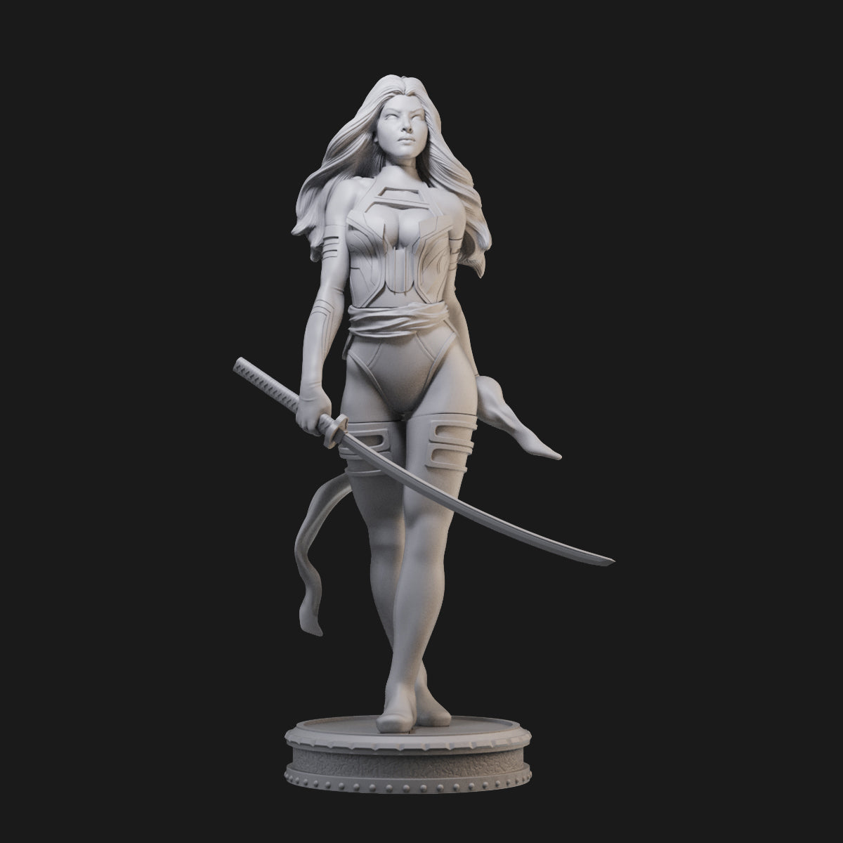 Psylocke Marvel X-Men 3D Printing Scale GK Resin Figure