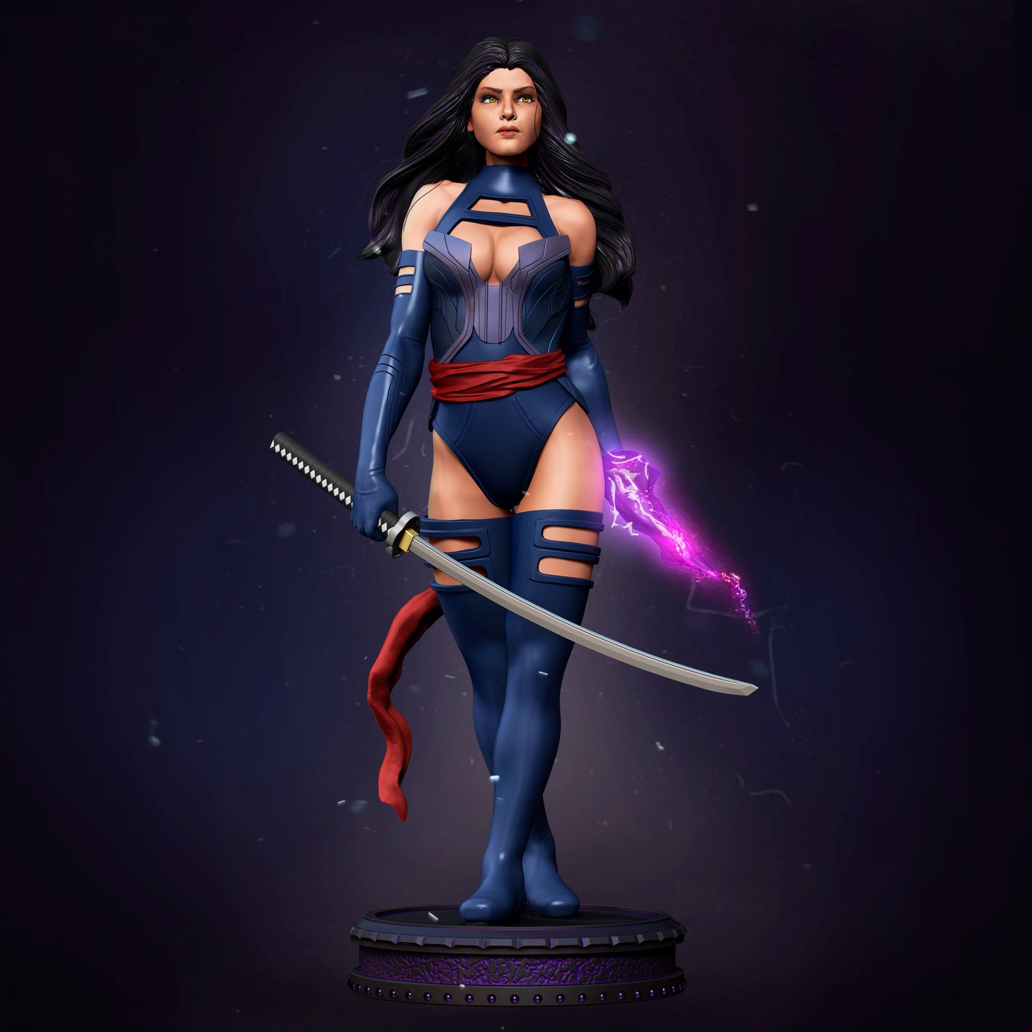 Psylocke Marvel X-Men 3D Printing Scale GK Resin Figure