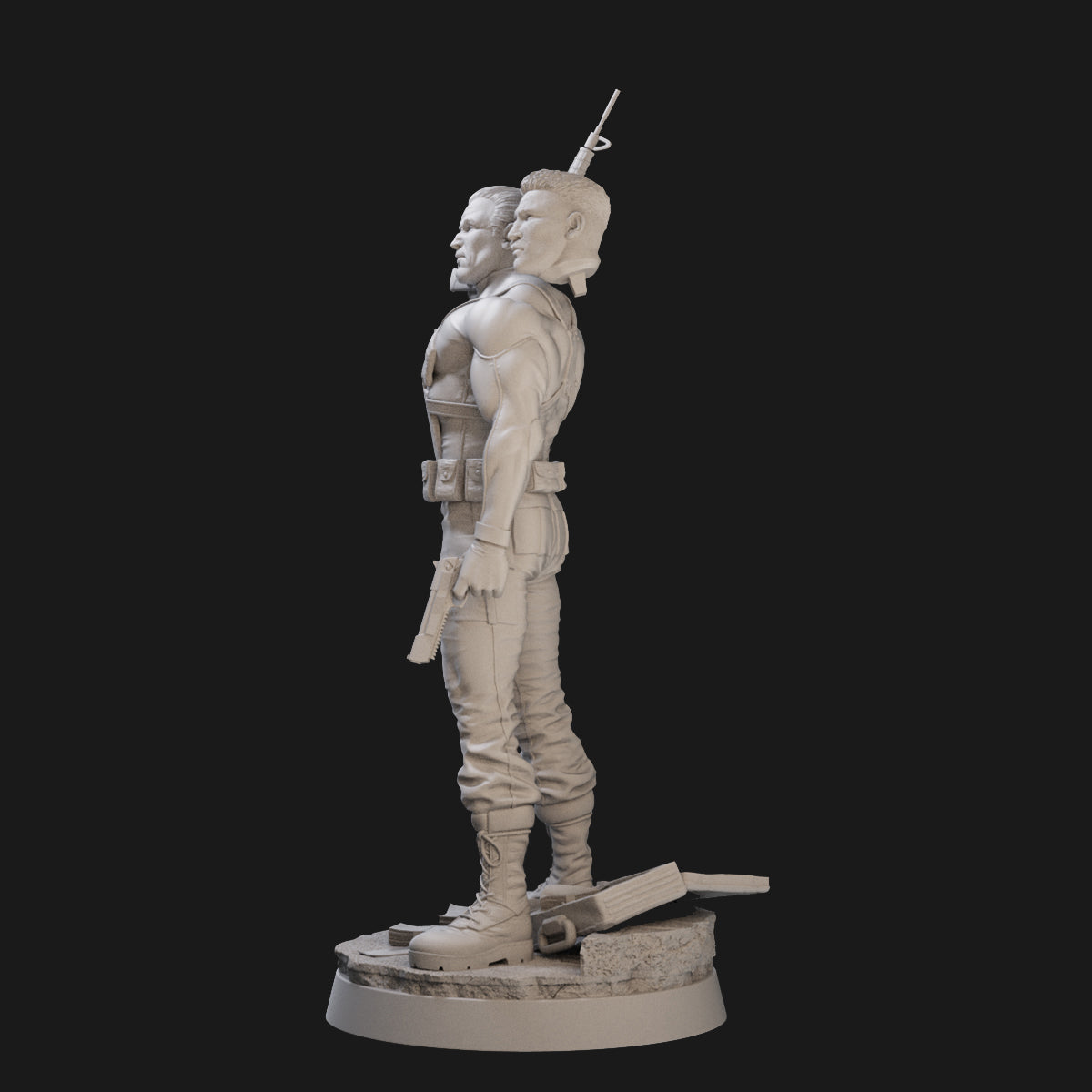 Punisher Marvel 3D Printing Scale GK Resin Figure