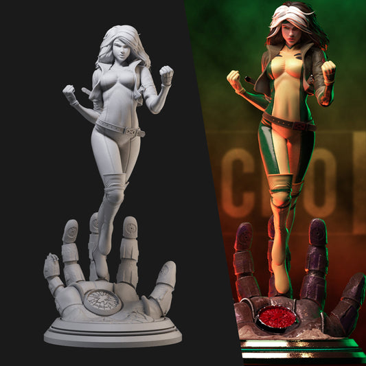 Rogue Marvel X-Men 3D Printing Scale GK Resin Figure