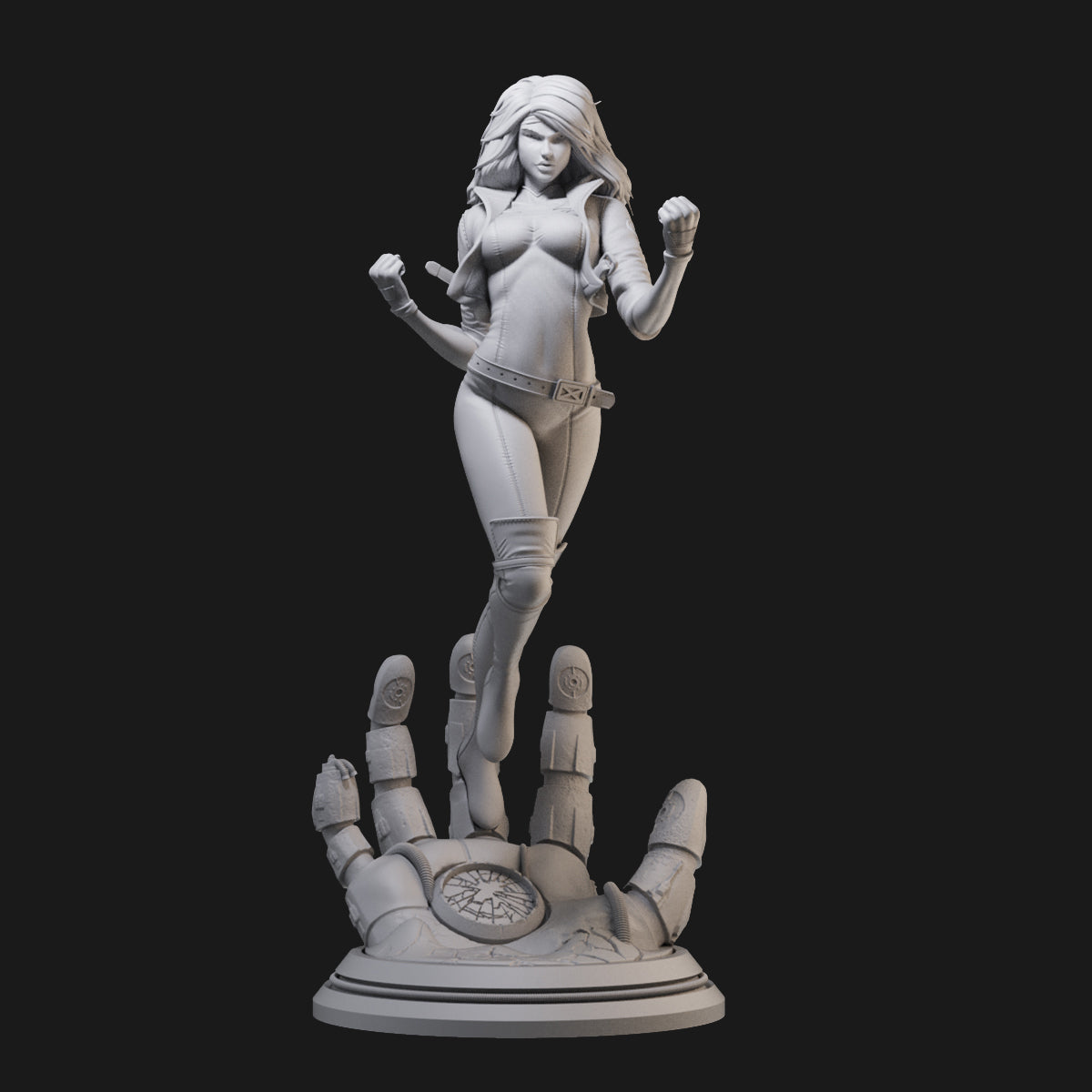 Rogue Marvel X-Men 3D Printing Scale GK Resin Figure