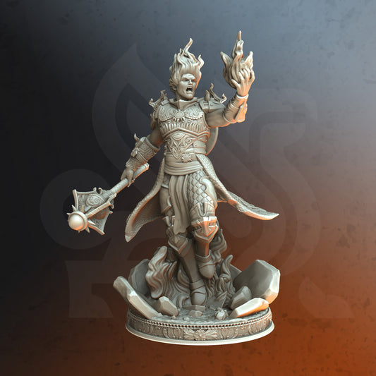 Sun Cleric Suraci DND Role 3D Printing Miniatures Resin Figure Board Game