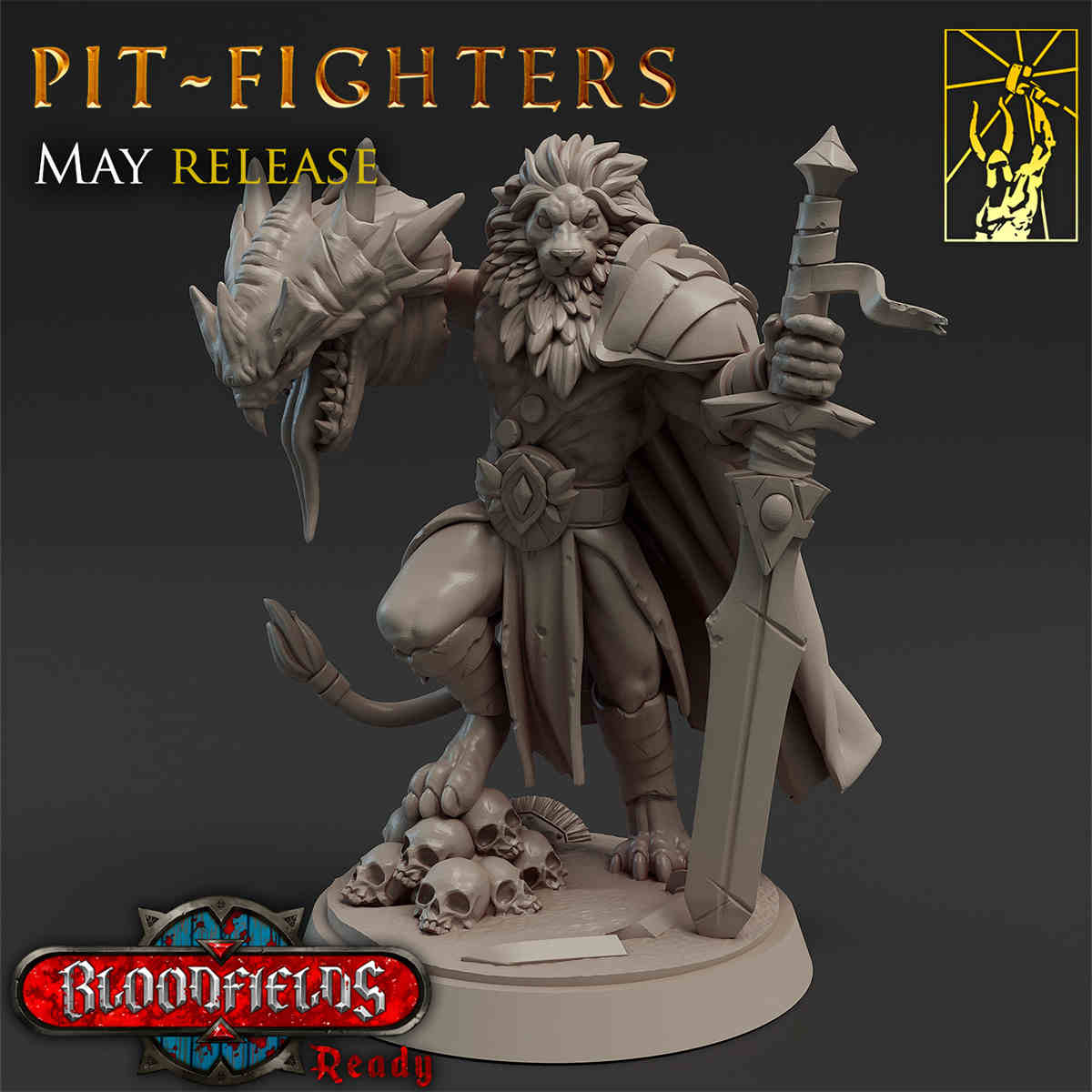 Pristinus Silvermane | DND Role 3D Printing Miniatures Resin Figure Board Game