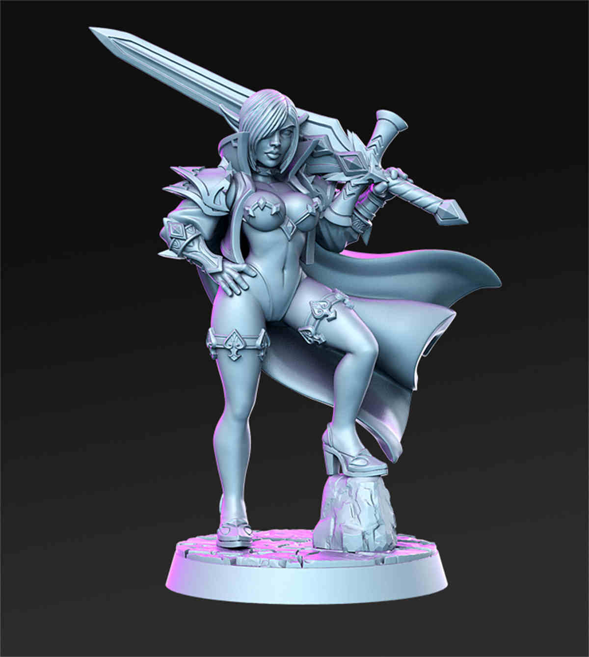 Zeera - Elf | DND Role 3D Printing Miniatures Resin Figure Board Game