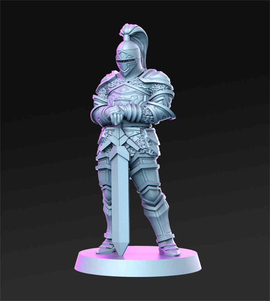 Aaron- knight | DND Role 3D Printing Miniatures Resin Figure Board Game