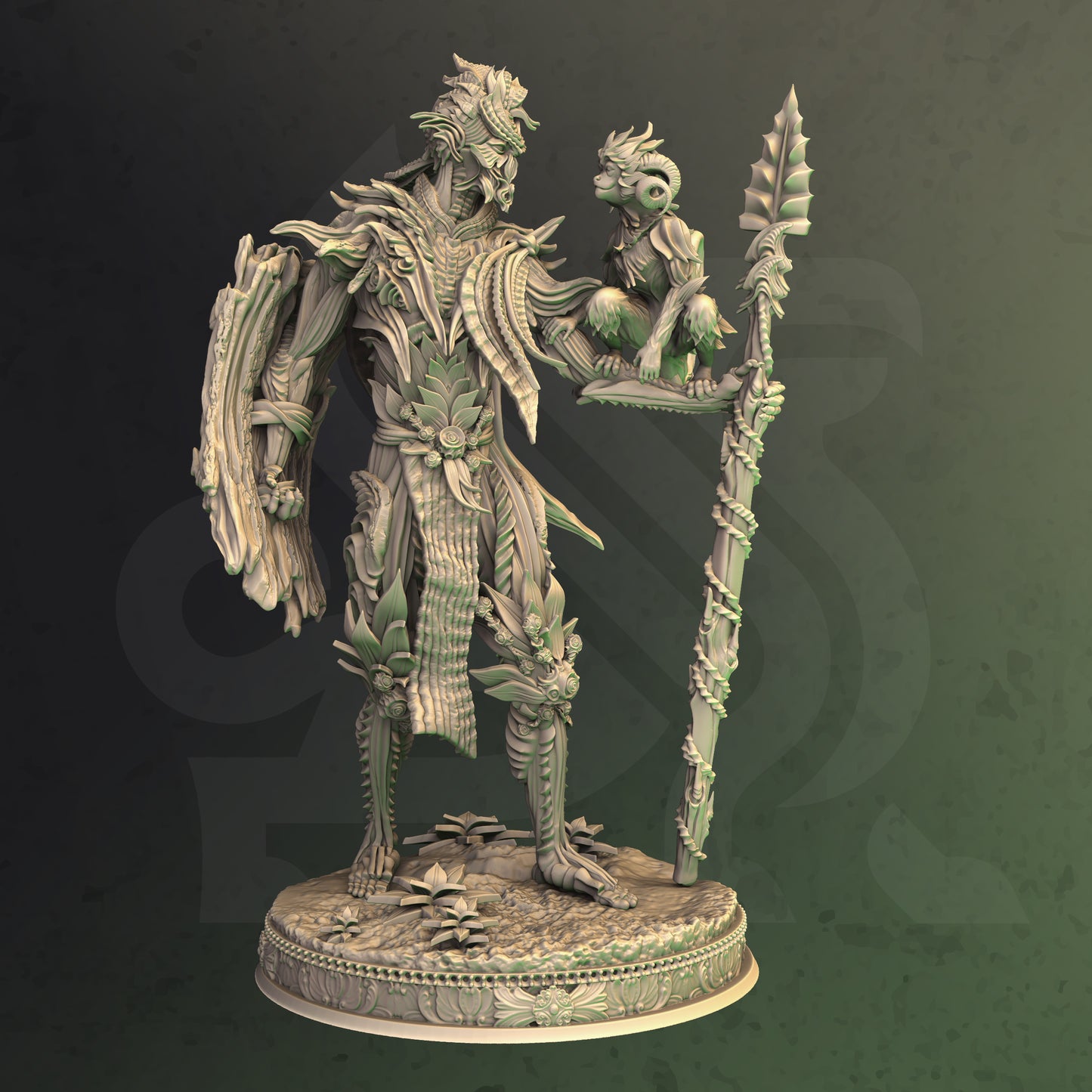 Spriggan Warrior Zelafel DND Role 3D Printing Miniatures Resin Figure Board Game