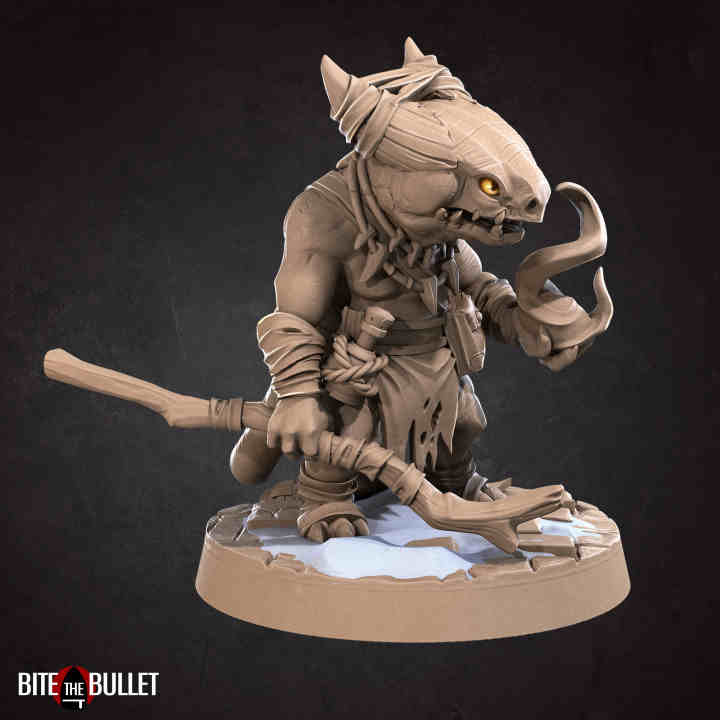 Kobold Sorcerer DND Role 3D Printing Miniatures Resin Figure Board Game