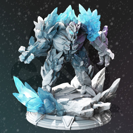 Frost Golem Yokun DND Role 3D Printing Miniatures Resin Figure Board Game