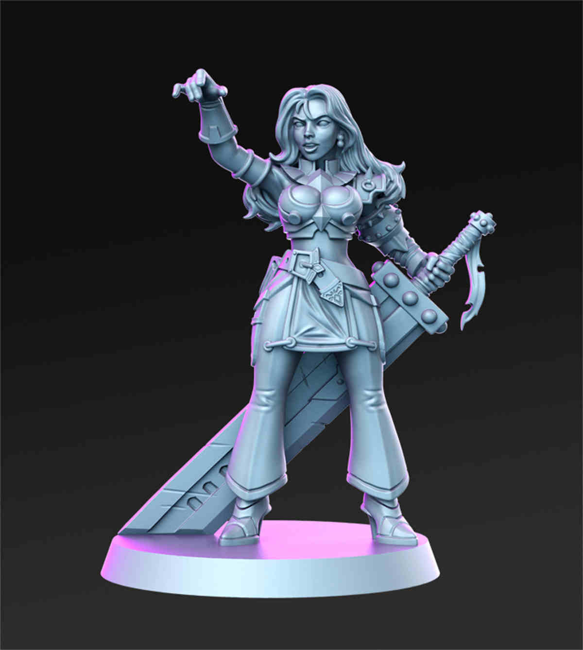 Margie - Female wizard | DND Role 3D Printing Miniatures Resin Figure Board Game