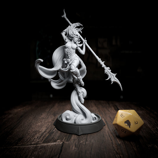 Asaria Miralana the Hero 3D Printing Miniatures Resin Figure Board Game DND Role