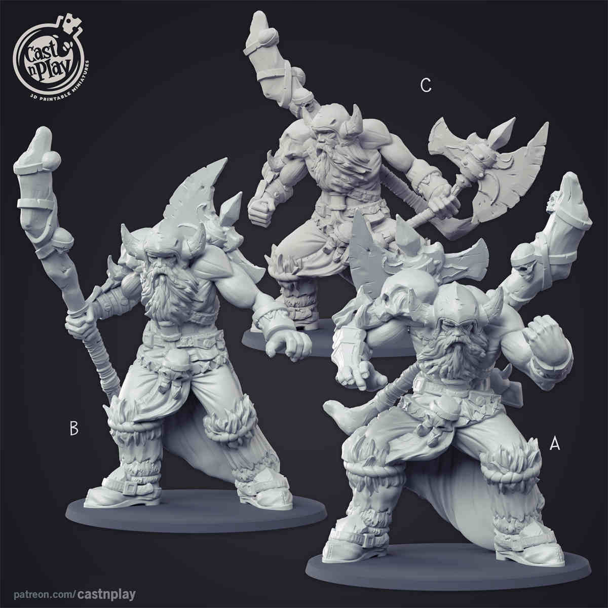 Mountain Giant DND Role 3D Printing Miniatures Resin Figure Board Game