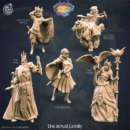 The Royal Family DND Role 3D Printing Miniatures Resin Figure Board Game