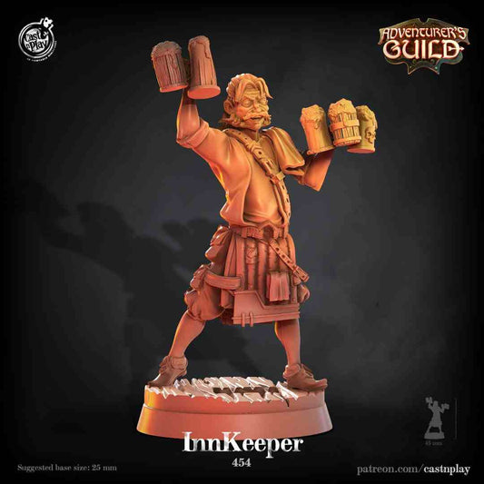 Inn Keeper DND Role 3D Printing Miniatures Resin Figure Board Game Chess