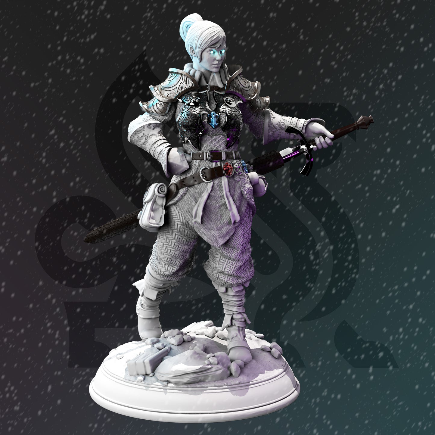 Shapeshifter Ranger Adana White DND Role 3D Printing Miniatures Resin Figure Board Game