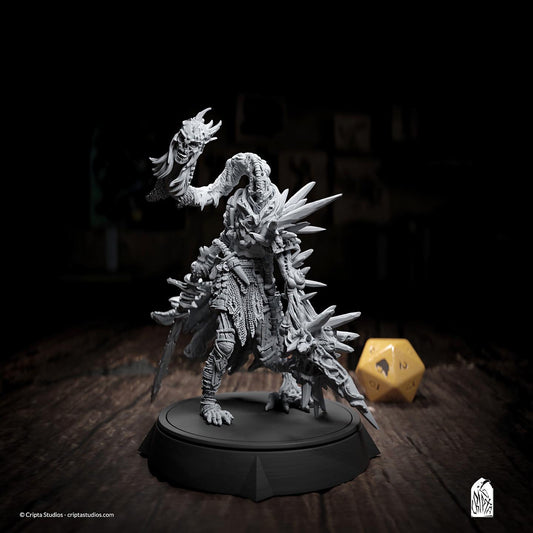 Blood Crystal Zombie #1 3D Printing Miniatures Resin Figure Board Game DND Role