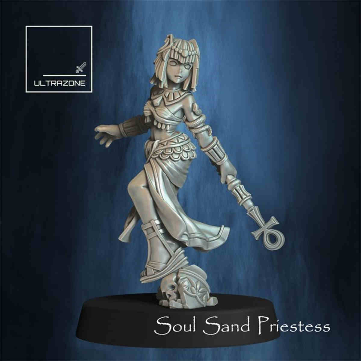 Japanese Game Roles 3D Printing Miniatures Resin Figure Board Game Chess