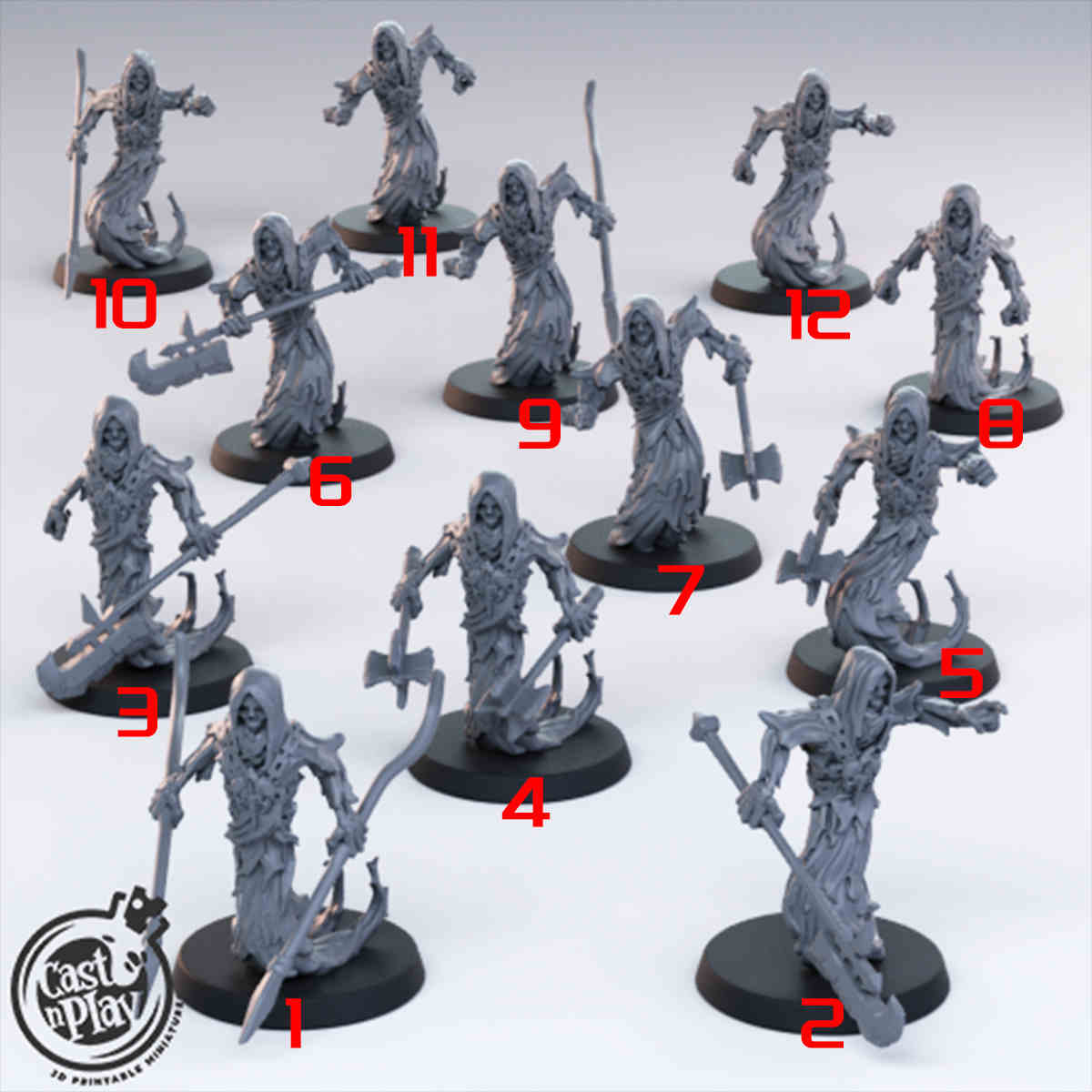 Ghosts DND Role 3D Printing Miniatures Resin Figure Board Game