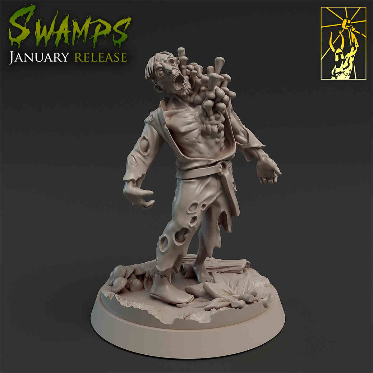 Shroom Zombies Bundle | DND Role 3D Printing Miniatures Resin Figure Board Game