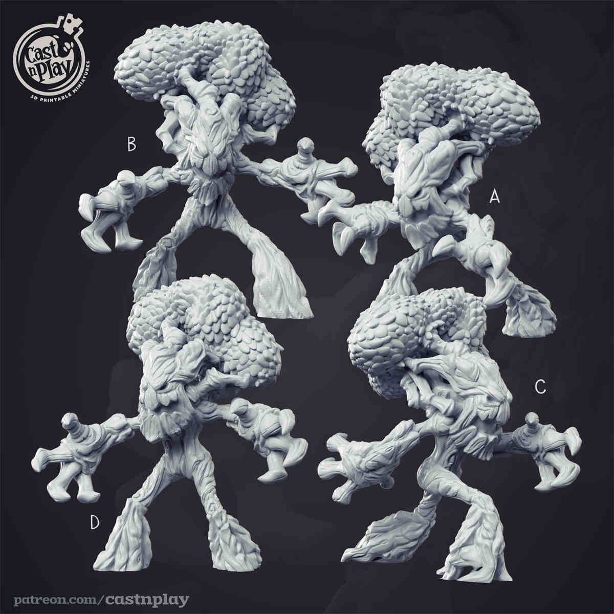 Dryad DND Role 3D Printing Miniatures Resin Figure Board Game