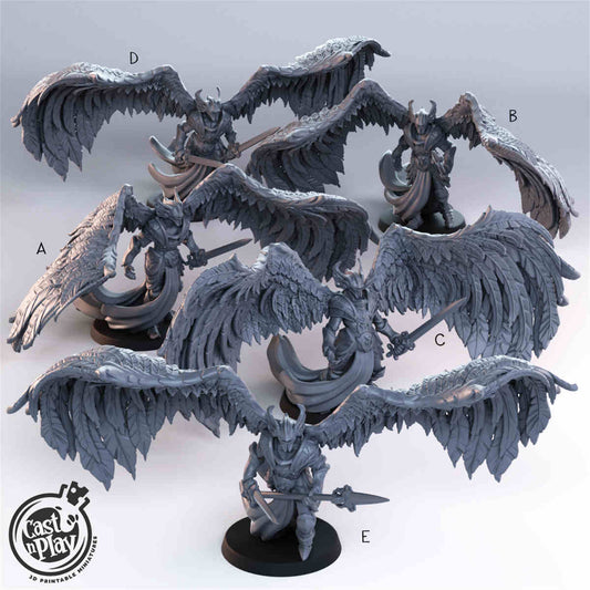 Angel Justicar DND Role 3D Printing Miniatures Resin Figure Board Game