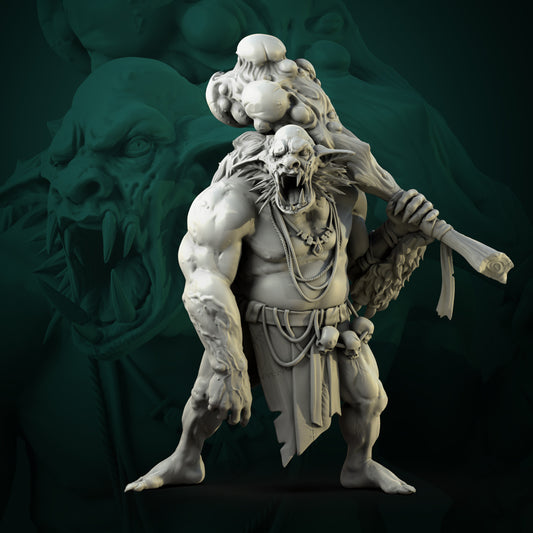 Gloock Fomorian DND Role 3D Printing Miniatures Resin Figure Board Game