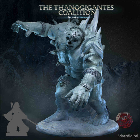 The Glacier King DND Role 3D Printing Miniatures Resin Figure Board Game