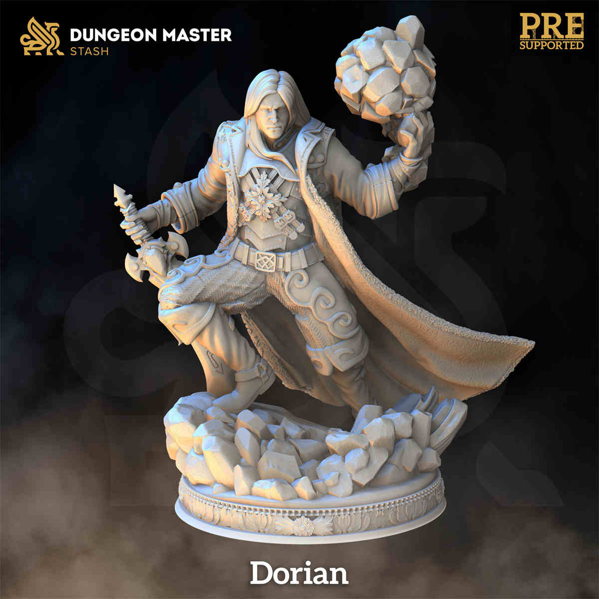 Dorian the Sorcerer DND Role 3D Printing Miniatures Resin Figure Board Game