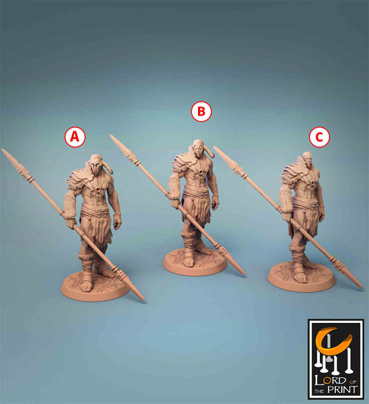 Barbarians Bundle C | DND Role 3D Printing Miniatures Resin Figure Board Game