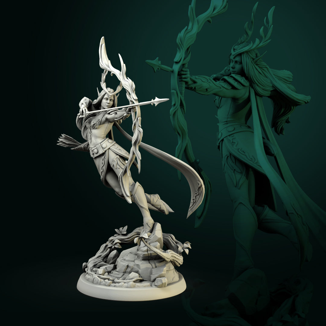 Niel Elven Queen DND Role 3D Printing Miniatures Resin Figure Board Game