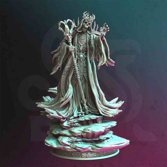 Ancient Lich Kelathar the Immortal DND Role 3D Printing Miniatures Resin Figure Board Game