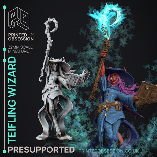 Nendra Teifling High Mage DND Role 3D Printing Miniatures Resin Figure Board Game