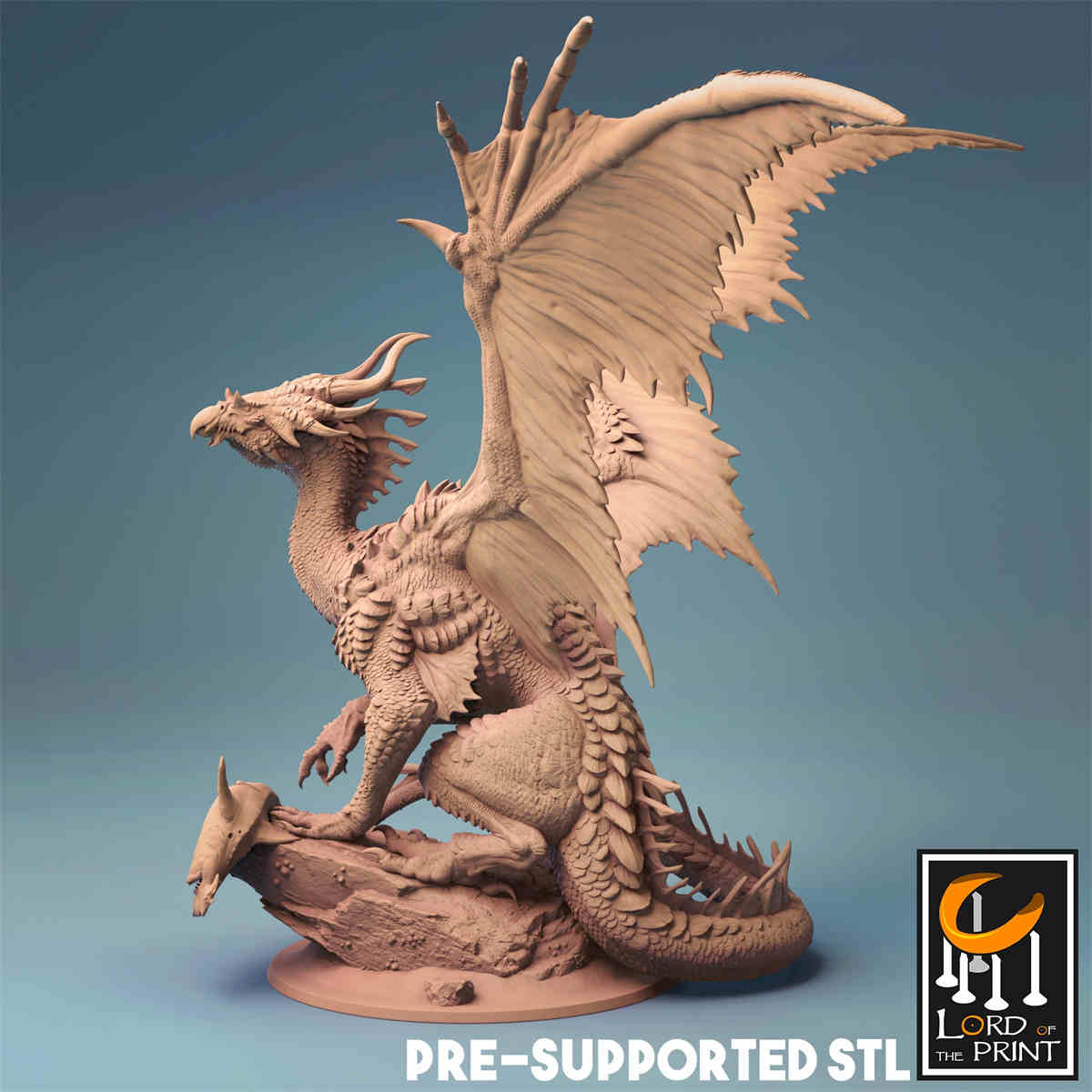 Bronze Dragon | DND Role 3D Printing Miniatures Resin Figure Board Game