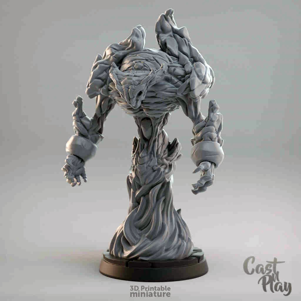 Fire Golem DND Role 3D Printing Miniatures Resin Figure Board Game Chess