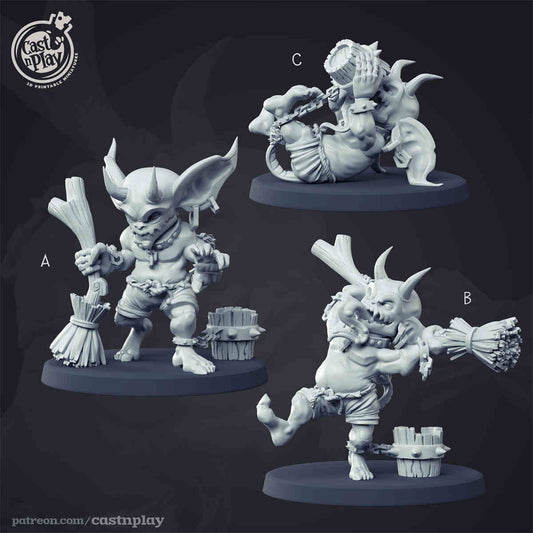 Goblin Janitor DND Role 3D Printing Miniatures Resin Figure Board Game