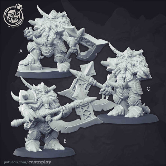 Dwarf Commander DND Role 3D Printing Miniatures Resin Figure Board Game