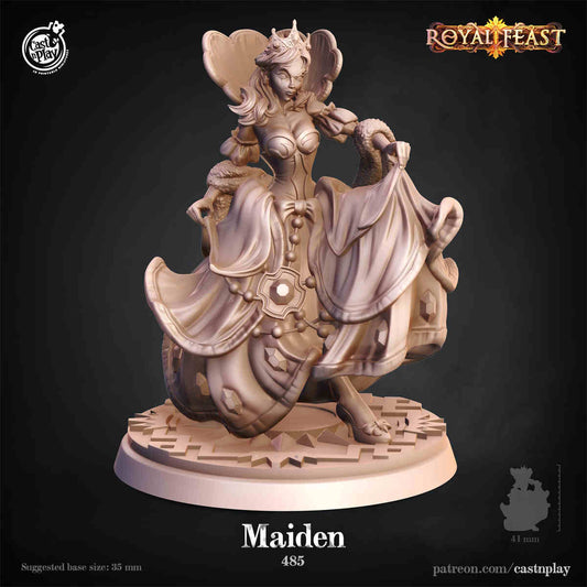 Maiden DND Role 3D Printing Miniatures Resin Figure Board Game