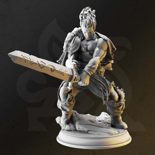 Bloodhunter Captain Gaius DND Role 3D Printing Miniatures Resin Figure Board Game