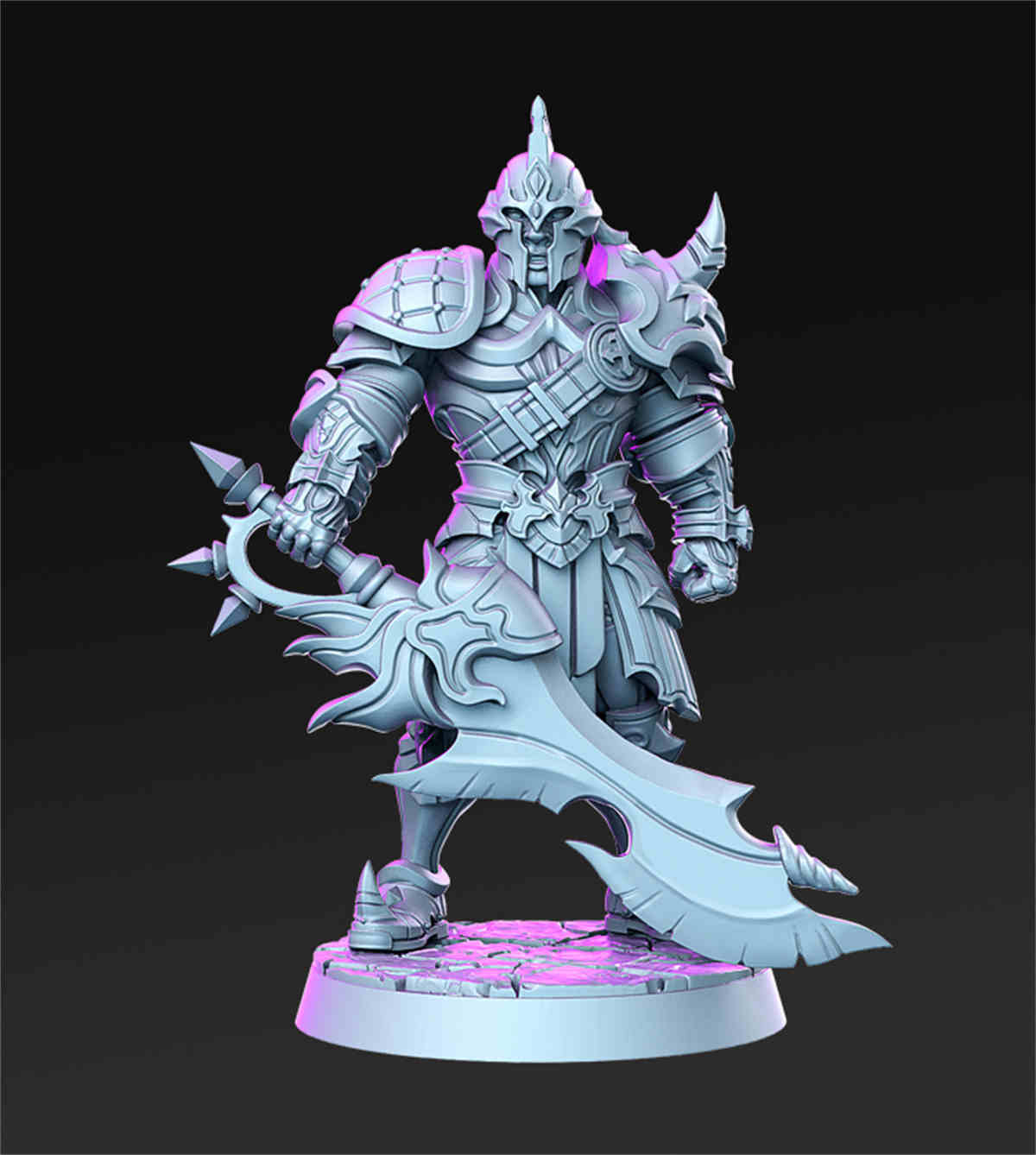 Kalkhan - Human Knight | DND Role 3D Printing Miniatures Resin Figure Board Game