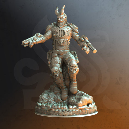 Raider Pilot Bjorn Branndanser DND Role 3D Printing Miniatures Resin Figure Board Game