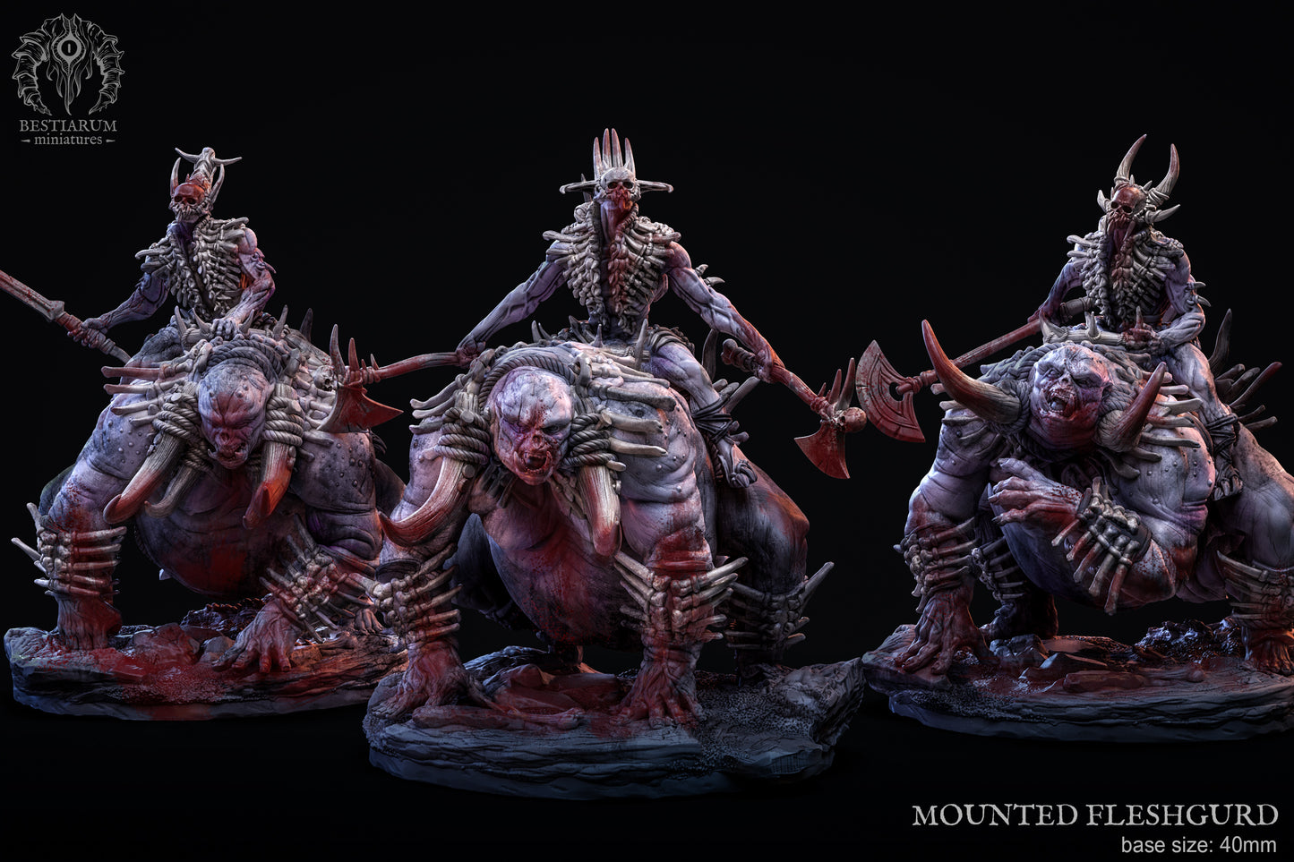 Fleshguard Riders Bundle | DND Role 3D Printing Miniatures Resin Figure Board Game