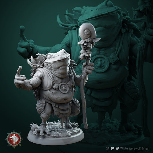 Froggl GrassSpeaker DND Role 3D Printing Miniatures Resin Figure Board Game