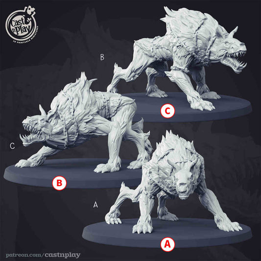 Demon Dog DND Role 3D Printing Miniatures Resin Figure Board Game