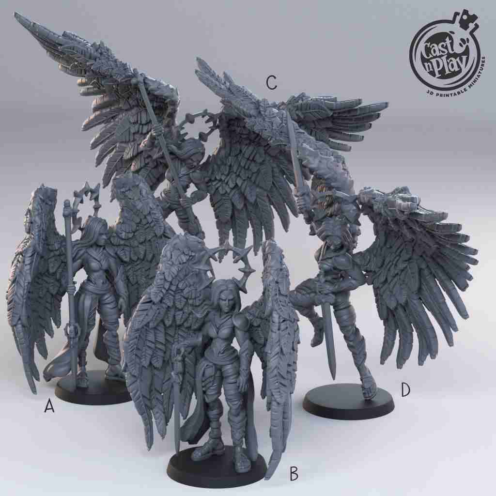 Celestial Guardian DND Role 3D Printing Miniatures Resin Figure Board Game