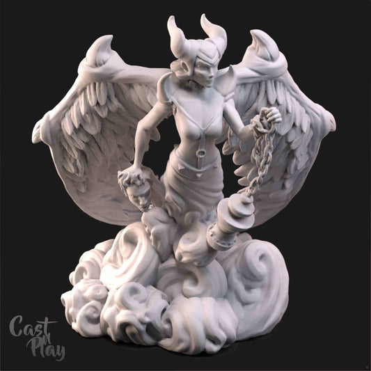 Evil Mistress DND Monster 3D Printing Miniatures Resin Figure Board Game Chess