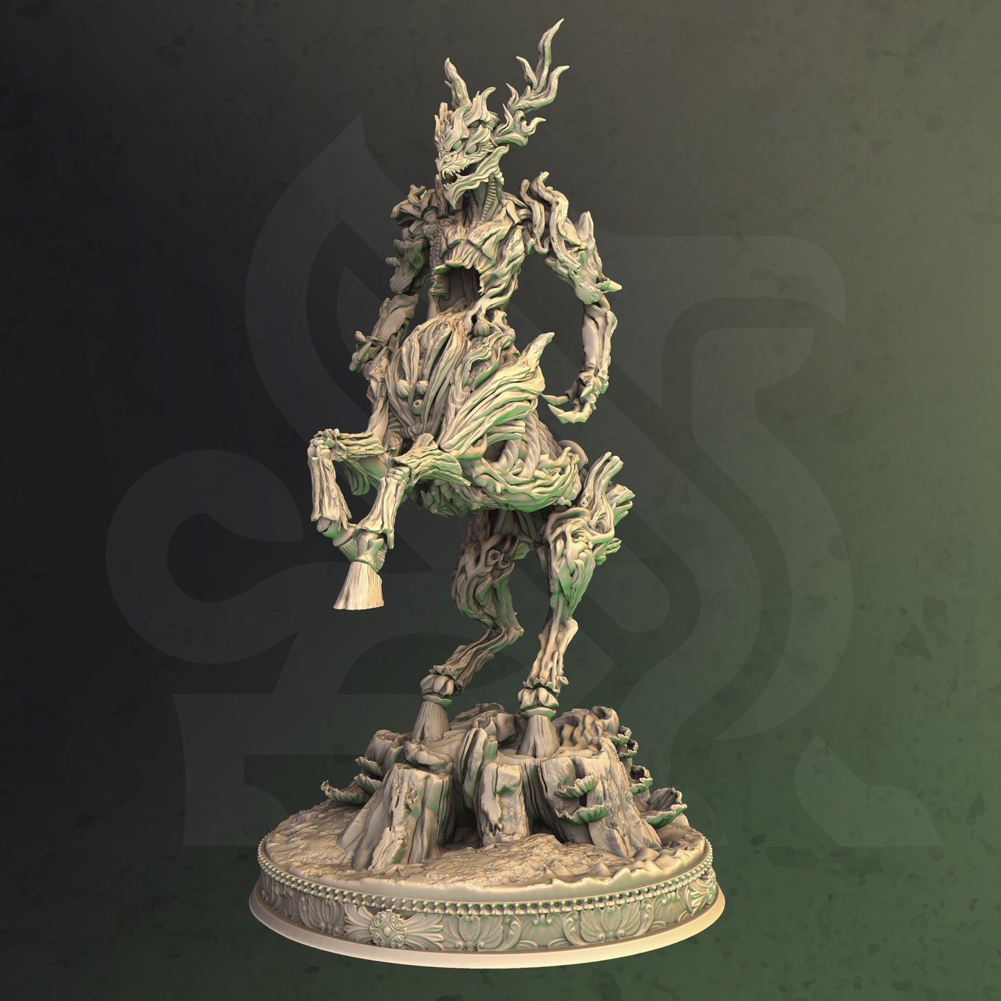 Angered Forest Spirit Melwyn DND Role 3D Printing Miniatures Resin Figure Board Game