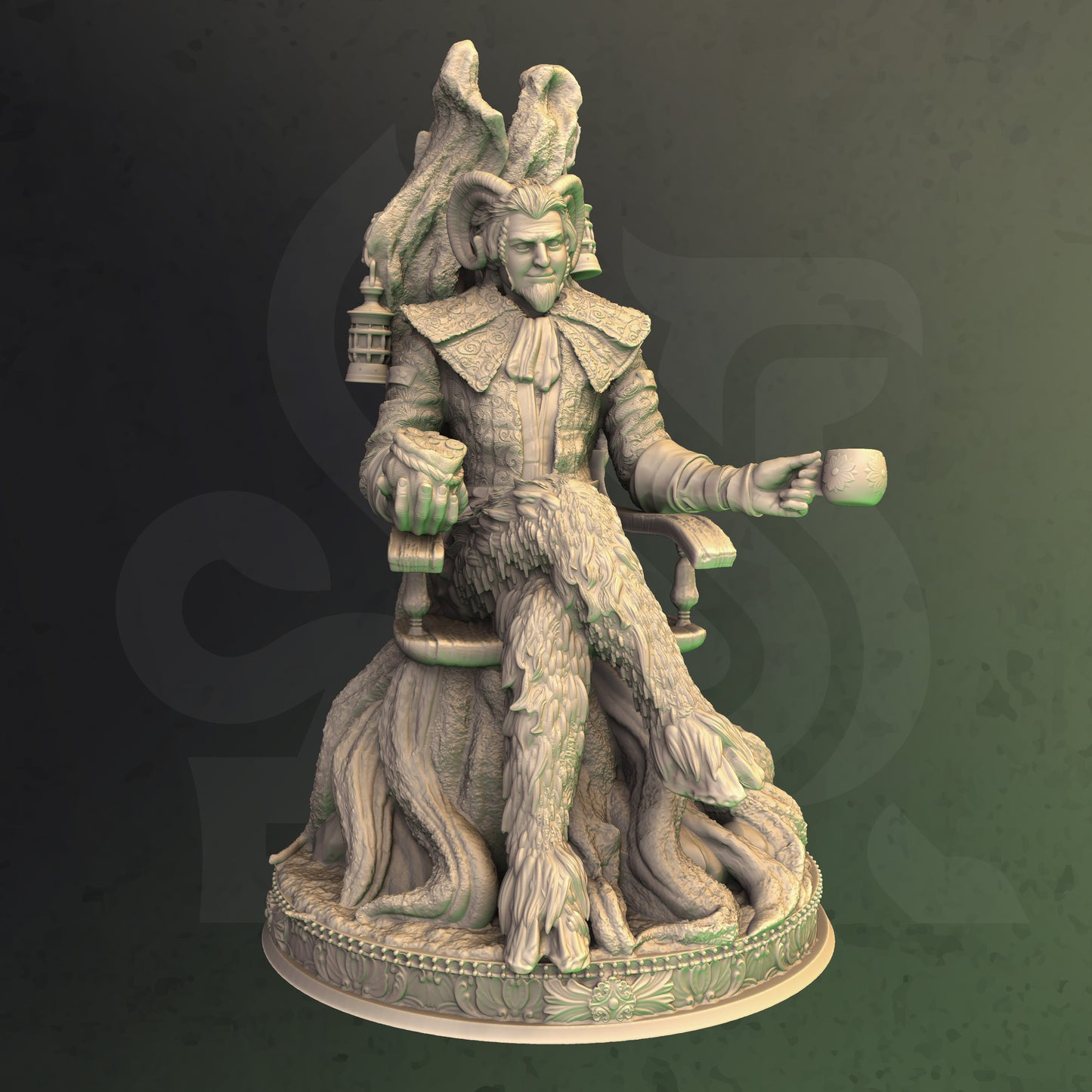 Satyr/Faun Trickster Markamin DND Role 3D Printing Miniatures Resin Figure Board Game