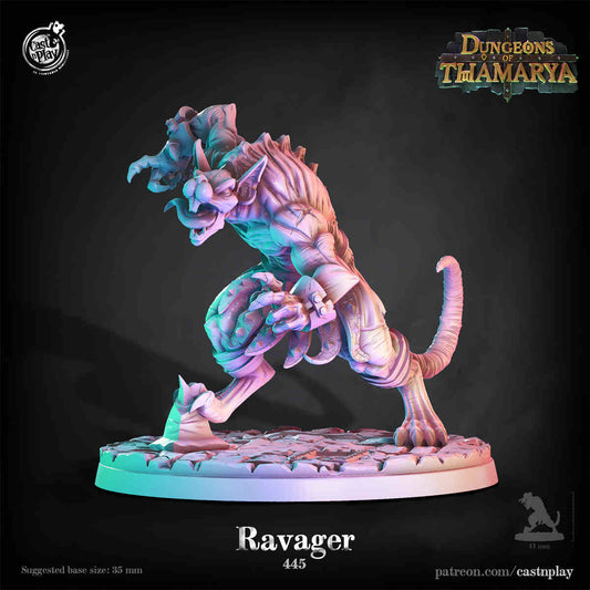 Ravager DND Monster 3D Printing Miniatures Resin Figure Board Game Chess