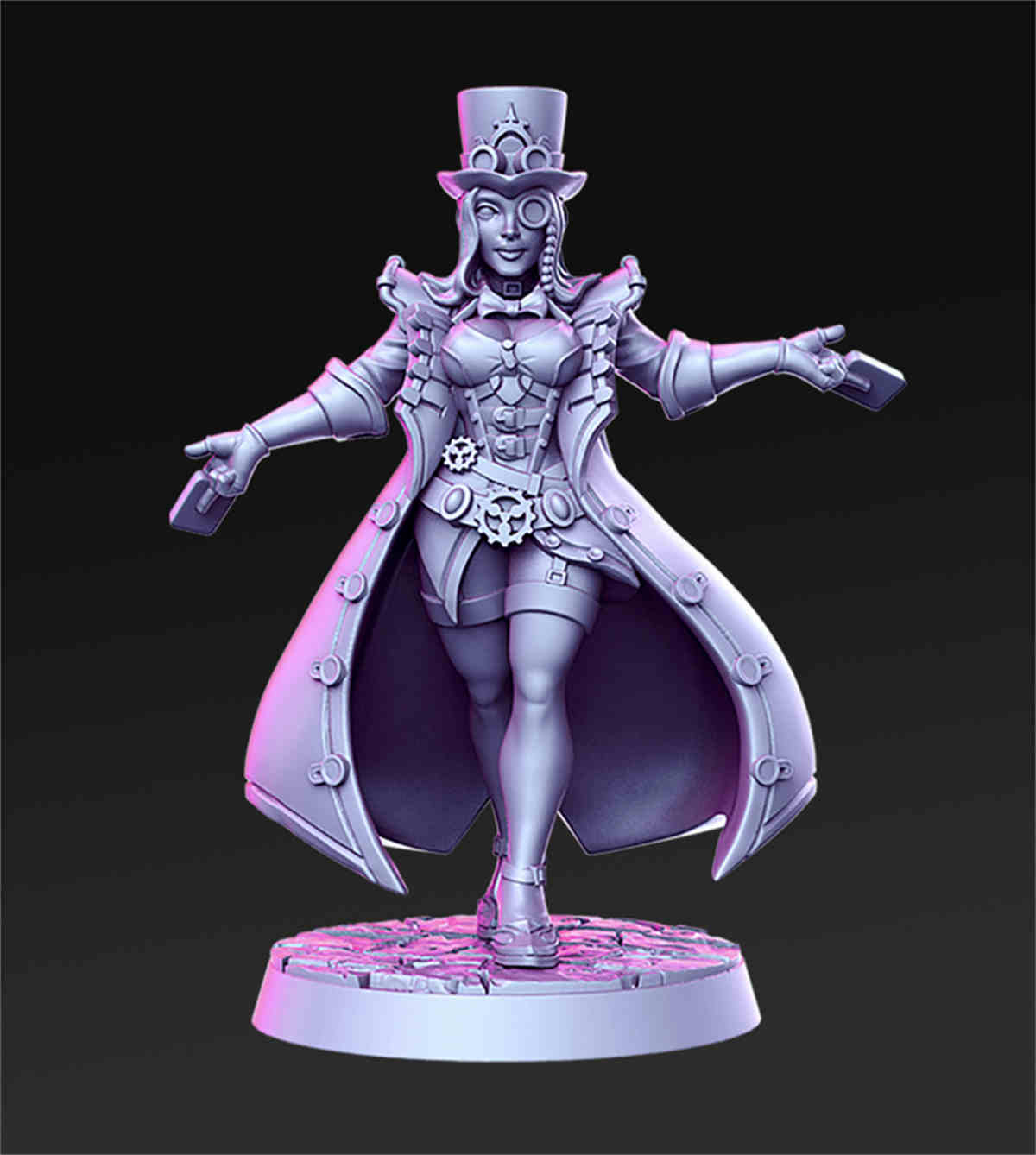 Diotta Greeze - Female Wizard | DND Role 3D Printing Miniatures Resin Figure Board Game