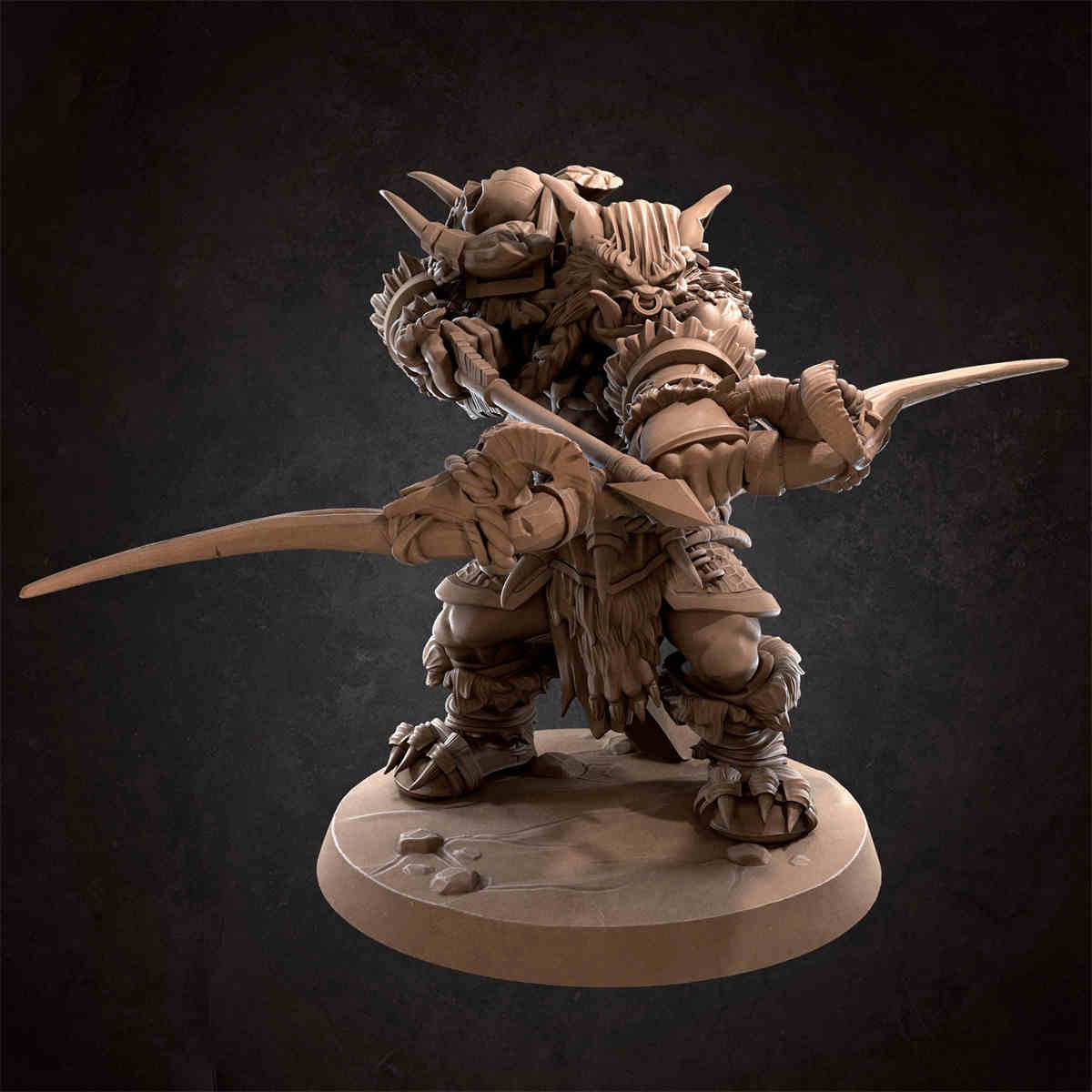 Bugbear Hunter DND Role 3D Printing Miniatures Resin Figure Board Game