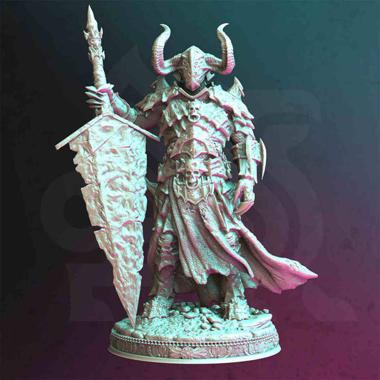 Death Knight Morian Fairhair DND Role 3D Printing Miniatures Resin Figure Board Game